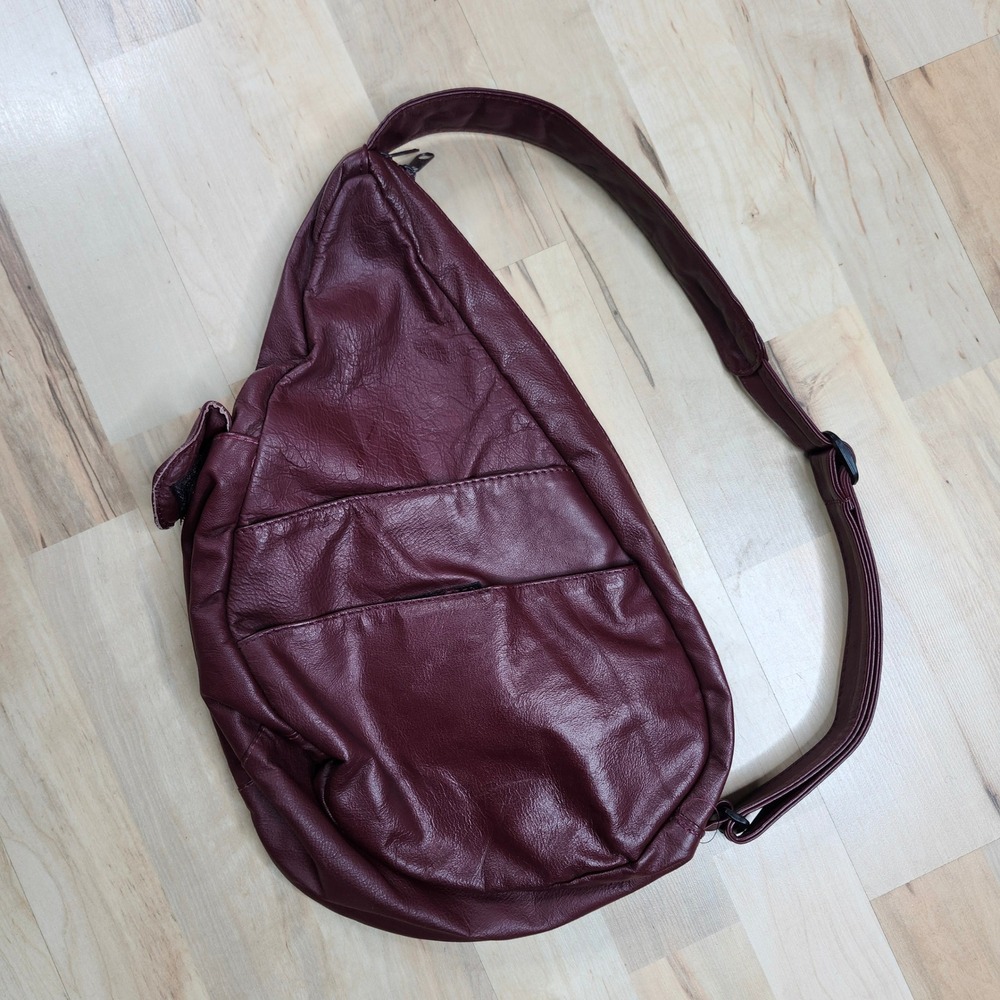 Will Leather Goods Burgundy Crossbody Bag